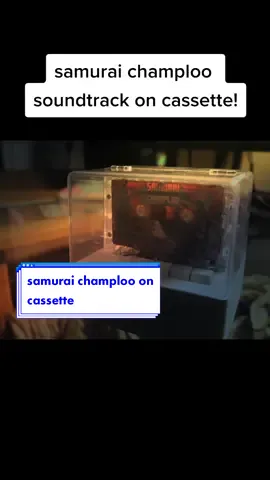 samurai champloo on cassette  #samuraichamploo #cassette #ninm #nujabes 