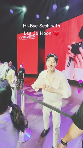 My hi-bye sesh experience with #leejehoon 🥹❤️ #leejehooninmanila #koreanactor 