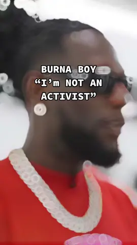 Burna Boy: “I am not an activist, I’m not a political leader, I just see the truth and say it.” Afropop/ Afrobeats Sensation Burna Boy has come under fire in recent days over his (lack) of comments and endorsements in the recently concluded general elections in his home country Nigeria. The artist who is vocal about oppression and systematic failures in Nigeria through his music has come under fire from fans who feel he is not using his platform to spotlight what is happening in the country. In this interview clip, Burna Boy explains that he is not an activist, and only says the truth as he sees it. Do you think conscious artists need to speak out more? #burnaboy #Afropop #afrobeats #music #nigeria #lovedamini #tiktoknaija #kilimanjarodancechallenge 