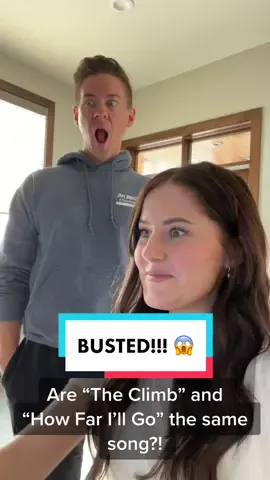 BUSTED!!! 😱 #howfarillgo #theclimb #hannahmontana #fyp #trending 