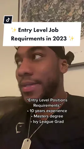 Entry level job requirements in 2023 #fyp #jobs #techlayoffs #jobsearch #careertiktok 