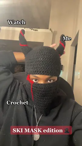 I saw Doja cats ski mask and had to make one for Myself! This was an easy project 1:30-3 hours depending on your experience level!! I enjoyed dis 🤌🏾 #drpaincrochet #crochet #crochettiktok #crochetskimasktutorial  