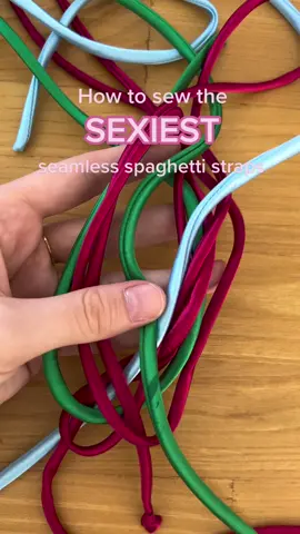These are my BIGGEST TIPS for sewing spaghetti straps! I legit ysed to cry over trying to make these so i thought i would share my new found knowledge.  #sewingdiy #sewingtutorial #tutorial #upcycle #fashiondiy 