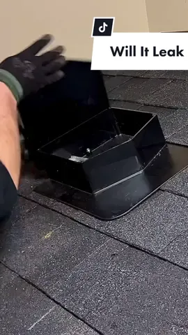 Will it leak? Explain your answer … #roofing #roofer #solarinstaller 