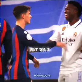 Gavi, Vini is your ENEMY jajaj😅#2023 #calidad #barça #gavi6 #fcbarcelona #vini #rival #marveloff #fypシ 