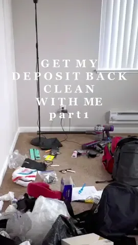 Part 1. Deep moving out cleaning✨ Hopefully I will get my deposit back🤞🏻🤞🏻 | #movingout #deepcleaning #deepclean #deepcleantok #fyp #satisfying #asmrsounds #clean #CleanTok #cleaningtiktok #cleaningmotivation #cleaninghacks #deposit 