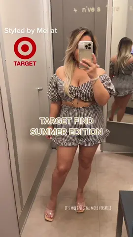 Target Fashion Find! Styling these will be easy for summer! Wear it togther or Wear the shorts with bodysuit or crop top and wear the top w high waisted jeans! #fashionstyletips #stylist #styling #personalstylist #target #targetfinds #targetfashionfinds #targetfashion #styled #shopwithme@target 