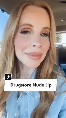 The best drugstore nude lip! Link in bio to shop #makeuphacks #walmartfinds #walmartfinds #over40 #MakeupRoutine 