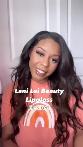 New Shade: Desired✨✨ #lipgloss #brownlipgloss #makeupswatch 