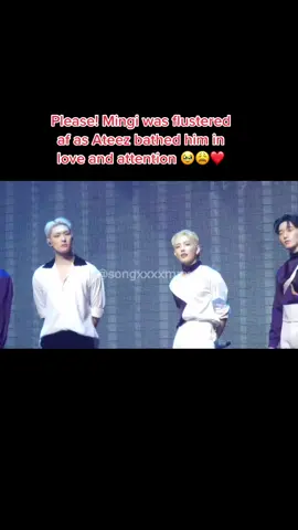 No one loves Mingi as much as Ateez ❤️😩 #mingi #songmingi #ateez #kpop #kpopfyp vc: songxxxxmax 