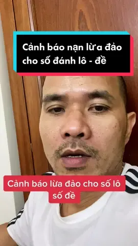 Cảnh báo nạn lừa đảo tâm linh, cho số lô đề #luadaotructuyen #luadaotiktok #xuhuongtiktok 