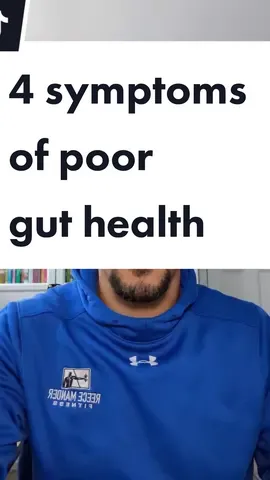 4 symptoms of poor gut health! how many do you have? #guthealth #diahrea #diahhrea #constipation #bloodystool #chronsdisease #crohnsdisease #ulcerativecolitis #colitis #ibs #ibd #gerd #gord #bloated 