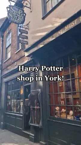 A must-see for any Harry Potter fans visiting York!⚡️ #harrypottershop #theshambles #York #harrypotter #theshopthatmustnotbenamed  #traveluk 
