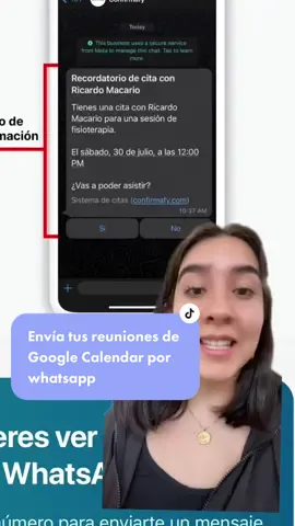 Guarda este video para más tarde!🤩 #digitalascent #agenciamarketingdigital #marketingdigital #googlecalendar #whatsapp #confirmafy #reunionesvirtuales #tipdemarketing 