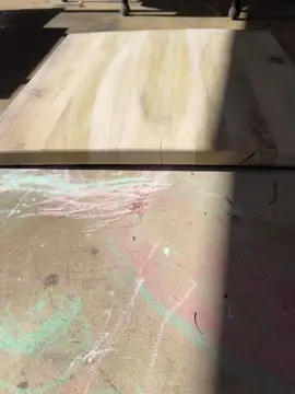 Warped board trick. Totally wasn’t a believer. But it works. The things you learn on social media. This works on any warped board that has that cup in the middle. Amazing. Saved this table top from being scrap. I hope this gets out to all those who didn’t know this trick because I sure didn’t. Always learning.  #tndwoodworks #warpedboard #wood #woodworking #watertrick #maker #contentcreator #wow #itworked 