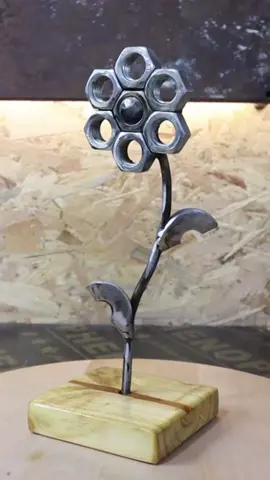 Metal art flower #DIY #craft #reels #shorts #metal #art #welding