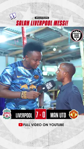 Watch Gifted's  FULL INTERVIEW ON YOUTUBE - LINK IN BIO 📺 🗣 🔥  #naijafootball #PremierLeague #tiktoknigeria #naijatiktok #fyp #trending #livmun Liverpool 7-0 Manchester United fans 