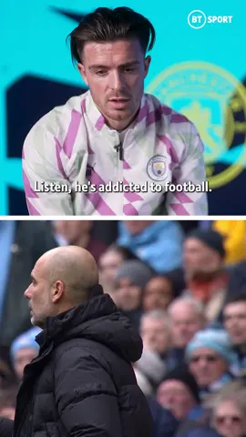 Jack Grealish confirms Pep Guardiola’s addicted to football 💯 #JackGrealish #PepGuardiola #ManCity #PremierLeague #UCL