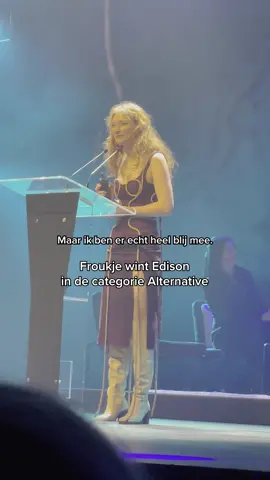 Congrats @Froukje 🥳 met 2 Edisons achter elkaar in de categorie Alternative❤️ #froukje #afasedisons #topnotchnl