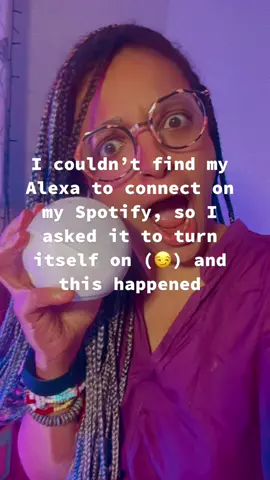 I’ve asked my Alexa (who I kindly call Ziggy) to turn itself on and this happened!!!! #fy #fyp #foryoupage #foryourpage #alexa #ziggy #ai #groove #funny #quirky #surprise #amazonalexahacks #amazonalexa 
