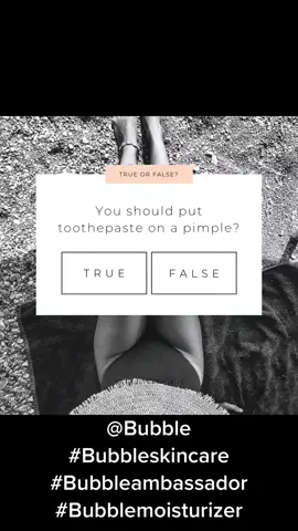 That’s not true Tiktok!  Don’t believe all the skincare myths you hear on social media. Do your research! 💕 @bubble #bubbleskincare #bubbleambassador #bubblemoisturizer #canva #fyp #skincaremyths  