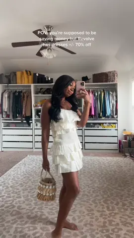 Recent Revolve finds! L1nked in b i o! 💗💗💗 #revolve #vacationoutfits #springstyle #blackgirltiktok #whitedress #fyp 