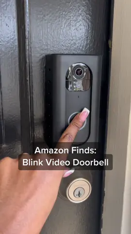 No wiring required. No power drill necessary. I am in LOVE. Affordable and easy to install. Win-win! 😍 #amazonfinds #blink #doorbell #doorbellcamera #amazon #amazonstorefront  #apartmentmusthaves #safety #nailtech 