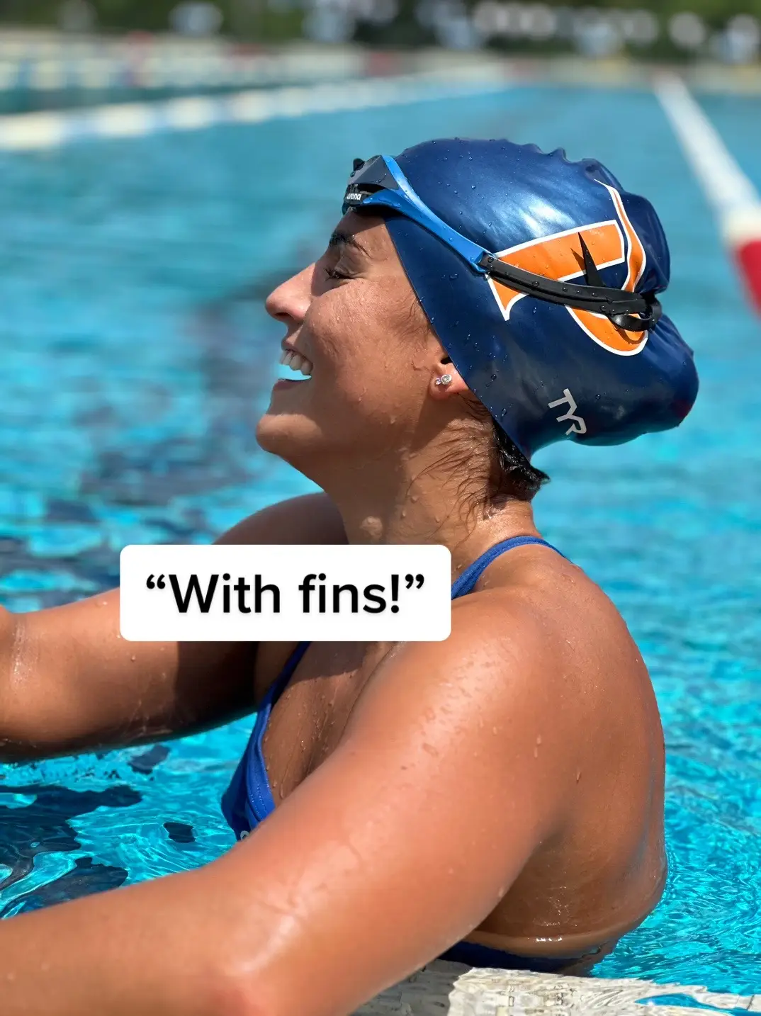 The emotions they make us go through before saying “With fins” 💀  #swimming #swimtok 