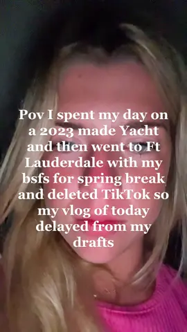 So emo holy sh!!!! #yacht #ftlauderdale #fll #ftlauderdalebeach #collegespringbreak #badluck #springbreak #Lifestyle 