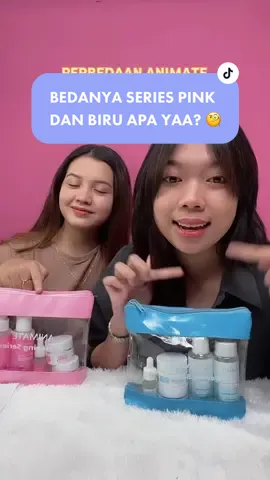 Replying to @Bunga🌺🦄 Sekarang udah paham kan beda nya series pink dan biru? Jangan salah pilih untuk kebutuhan kulit yaa kak 🥰🥳💕 #animate #cantikgakharusmahal #bpomdanhalal #amanbumildanbusui #zonacantik #glowingskin #serbuprodukbaru #skinbarrier #fyp #GlowUp 