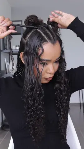 Aquele penteado que a gente ama!🖤😮‍💨 #hairstyle #penteado 