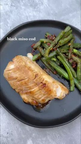 Black miso cod 🫡 #miso #misocod #EasyRecipes #recipesoftiktok #behindthescenes 