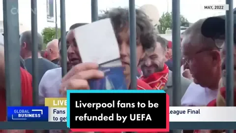 Liverpool FC fans who attended the Champions League Final in Paris are to be refunded by UEFA after being caught in crushes and sprayed with tear gas.