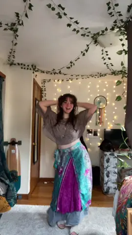 my gma was gonna get rid of this 90% silk skirt like how 😭 #fitcheck #fyp #fypシ #hippietok #hippieaesthetic #bohohippie #fairycore #hippiestyle #cottagewitch #cottagecoreaesthetic 