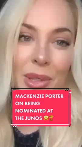 #MackenziePorter talks being nominated for the #Juno TikTok Fan Choice Award 🤩!!! #JUNOS 