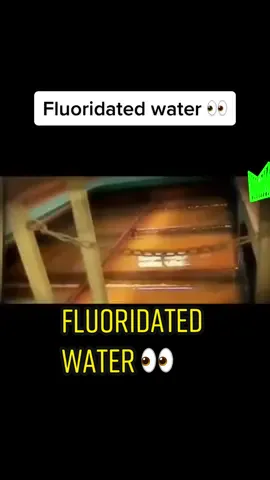 Fluoridated water 👀 #water #fluoride #toxic #omg #panderasya 
