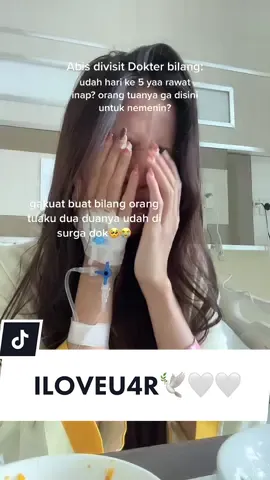 bersyukur lah yang masih punya orang tua kalo sakit bisa minta temenin🥺😭