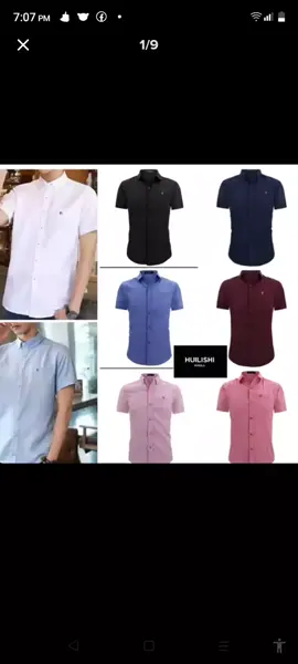 HUILISHI 9COLOUR Korean elegant and handsome casual short-sleeved men polo  ₱259.00!#Huilishi #Colour #elegant #casual #korean 