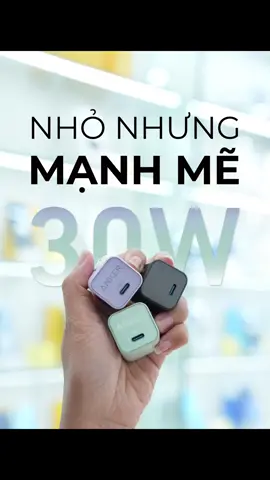 Cốc sạc Anker 511 Nano 30W. Tuy nhỏ gọn nhưng vô cừng mạnh mẽ. #longhung #longhungmobile #cocsacnhanh #anker #511nano #30w 