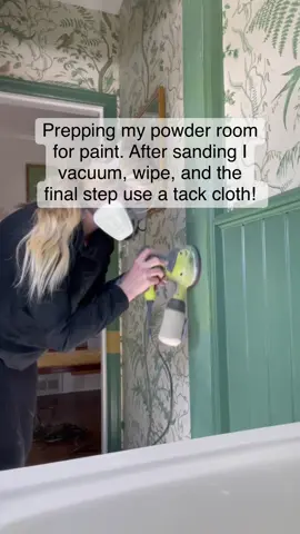 Prepping for high gloss paint and I wanted to share a tip! #DIY #highglosspaint #painting 