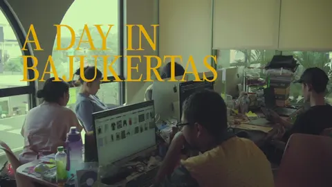A day in Bajukertas & Co. #sublimationprinting #officelife #cinematic #cinematography 
