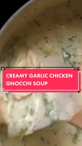 If you're a soup lover, then you've got to make this Creamy Garlic Chicken Gnocchi Soup that comes jam-packed with a ton of flavor and texture!👌🏾🔥 This Creamy Garlic Chicken Gnocchi Soup is sure to keep you warm and comforted throughout the cooler months of the year and you're guaranteed to be satisfied. A great weeknight option or comforting weekend addition for the entire family, this soup boasts of it’s major flavor factor and comes loaded with tender, soft potato gnocchi, major garlic flavor, herbs + seasonings, chopped kale, and beautifully shredded chicken!  Vegan + Gluten-Free options. 👉🏾 For tge recipe, search ‘Creamy Garlic Chicken Gnocchi Soup’ on my site. Link in bio. #gnocchi #gnocchirecipe #soupseason #souptok #creamysoup #chickensoup #garlic #souprecipe 