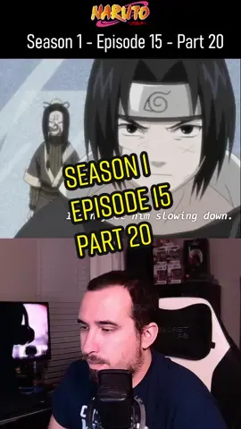 I'm watching Naruto for the first time. Episode 15 part 20 #naruto #narutoshippuden #anime #jimmytiptoe #reaction #react #sasuke #kakashi #sakura #haku 