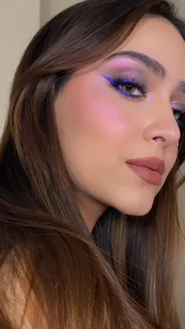 Purple Smokey Eye Using @Kaleidos Makeup 💜 #kaleidospartner.  . 💜 Flowing Haze Palette 💜 Epiphany Glow Melt-On Eyeliner ‘Night of Creation’ 💜 Mono Blush ‘Dreamwalk’  💜 Space Age Highlighter ‘Gifted’  💜 Lip Clay ‘Pink Himalayan’ . #kaleidosmakeup #kaleidos #smokeyeye #purplesmokeyeye #makeup #linimakeup #makeupideas #makeupinspo #eyelook #purplemakeup 
