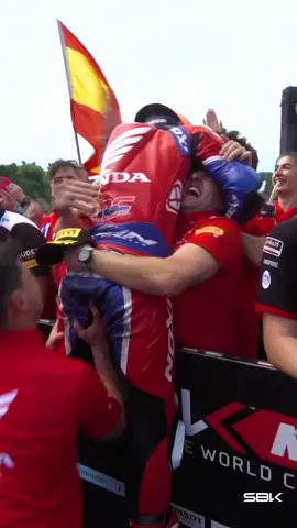 What a moment for Xavi Vierge 🔥 His maiden #WorldSBK podium 👍  #IDNWorldSBK 🇮🇩 #motorcycle #racing #Motorsport