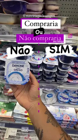 Vamos aos motivos e vou deixar um BÔNUS PRA QUEM LER TUUUDO 🤩 Motivos 👇 👉Iogurte grego Danone: excesso de aditivos na composição e mais açúcar adicionado que o necessário  👉Iogurte grego Nestlé: Mesmas questões do Danone e poderia ter menos sódio 👉Iogurte grego batavo: possui apenas um aditivo!  Dos 3 a melhor opção. BÔNUS 👇  TOP 5 MELHORES MARCAS DE IOGURTE GREGO:  1. YORGUS 2. YOGODELI 3. DELICARI 4. FRUTAP (opção econômica) 5. Batavo (fácil de achar!) Gostou? Salva pra consultar depois e manda pro amigo que adora um iogurte grego 😍🙏 #iogurtegrego  #dicadenutricionista  #dicadanutri  #nutriraquelcampos  #dicadealimentacao  #dicadedieta #comersaudavel #iogurtesaudavel 