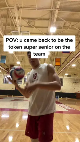 just delaying my 85-90 hour per week job by a year #supersenior #volleyball #haikyuu #voleibol #university 