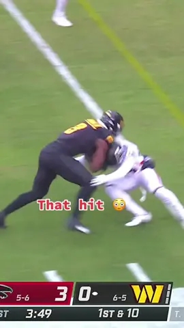 trucked him to the endzone 😱 #brianrobinson #washington #dc #commanders 