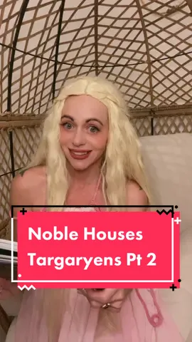 Noble Houses - Targaryen Part 2 🐲🔥 #gameofthrones #daenerystargaryen #daenerys #houseofthedragon #asoiaftiktok #asoiaf #targaryen #cosplay #cosplayer #motherofdragons #hotd #BookTok #housetargaryen 