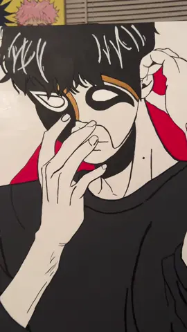 First of over 25 canvas I need to finish 😅 #painting #canvaspainting #acrylicpainting #acrylic #traditionalart #bjalex #bjalexmanhwa #bjalexjiwon #jiwon #bl #boyslove #manhwa #potn #pearlboy  #fanart ##art##artist##artistsoftiktok##foryou##foryoupage##fyp##fy
